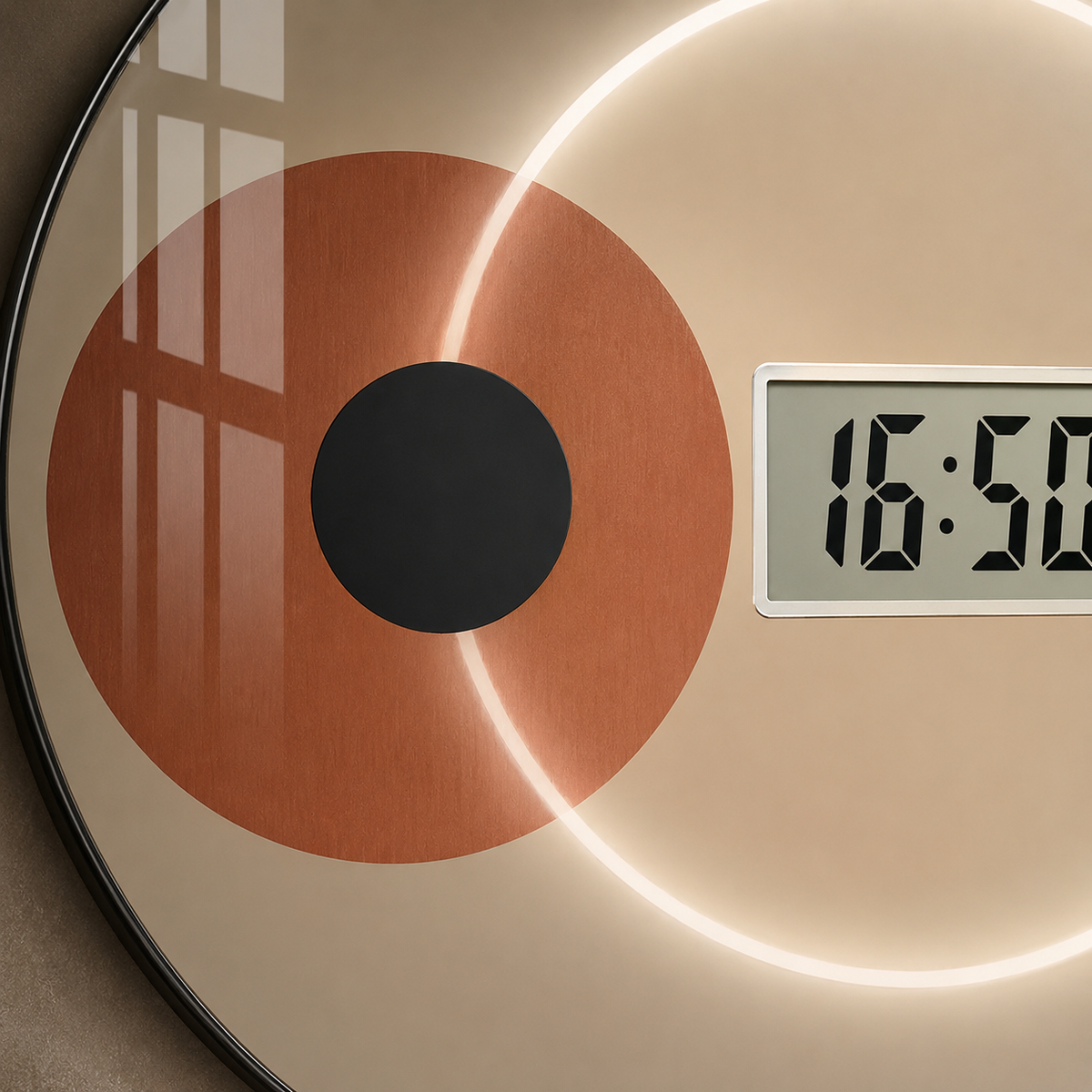 Horloge moderne numérique