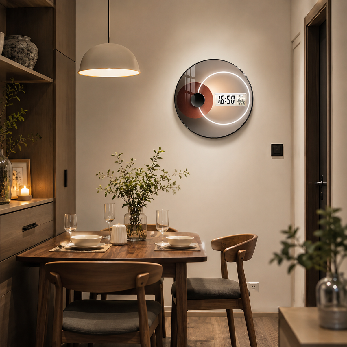 Horloge moderne numérique