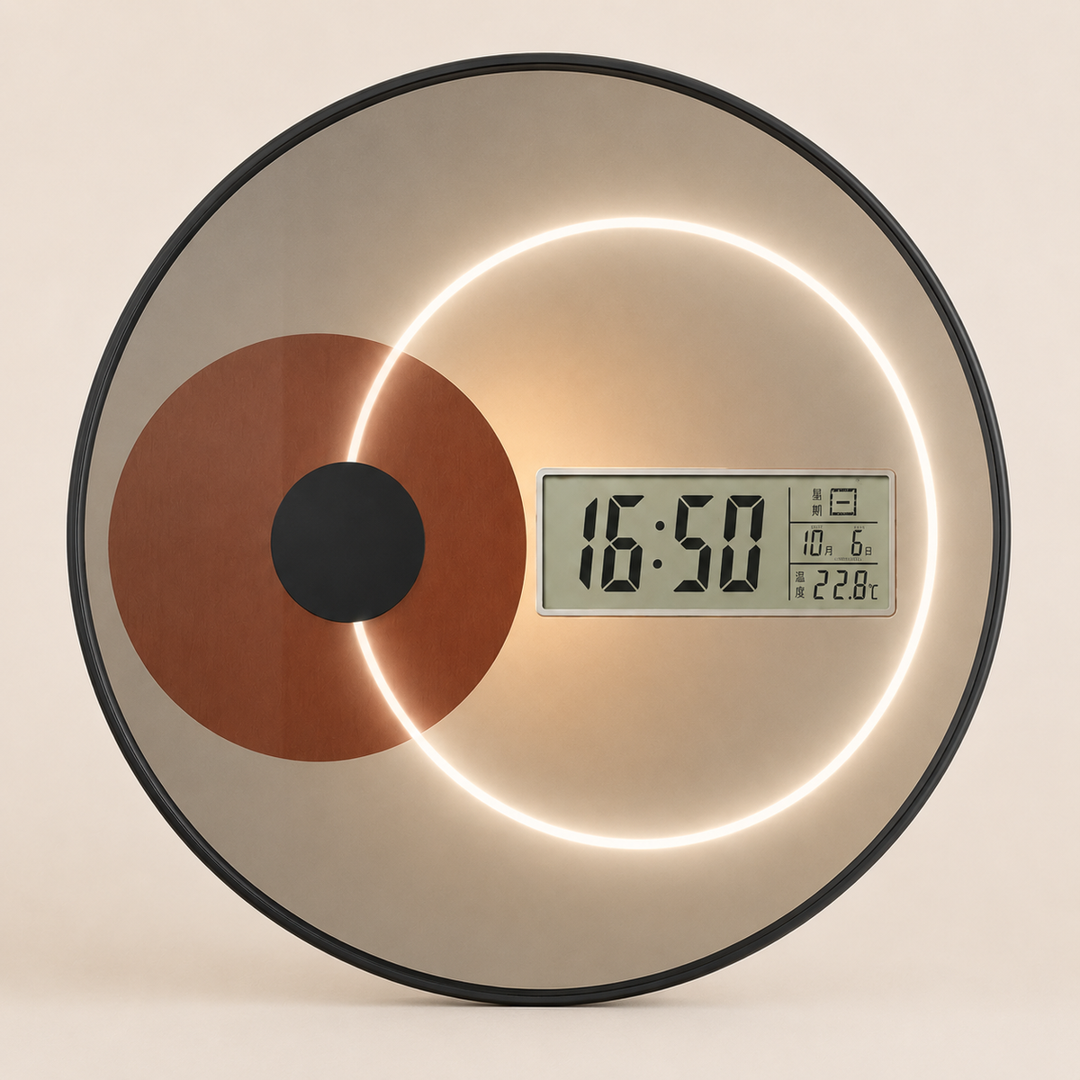 Horloge moderne numérique