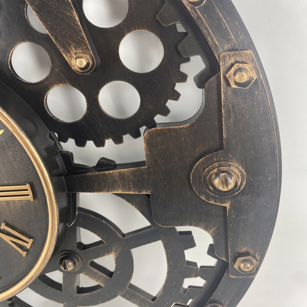 Horloge mosaïque steampunk