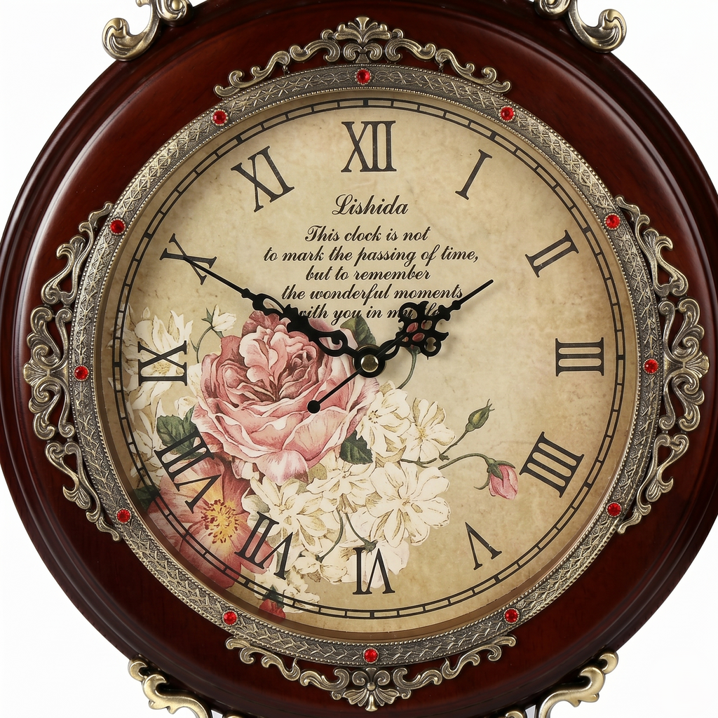 Horloge murale ancienne en bois