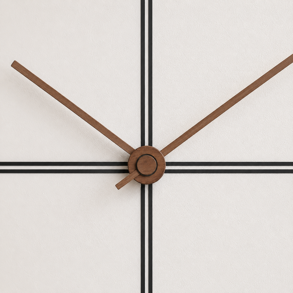 Horloge murale balancier design