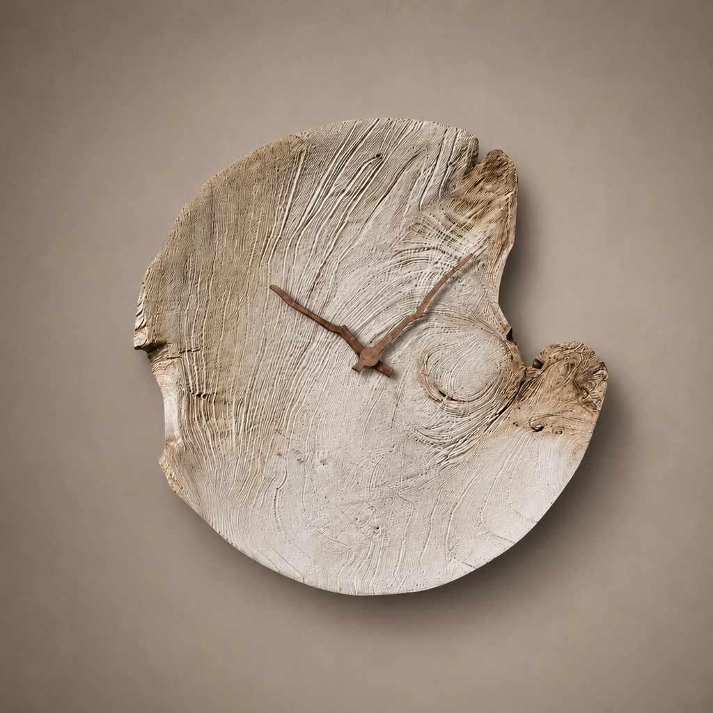 Horloge murale blanche design