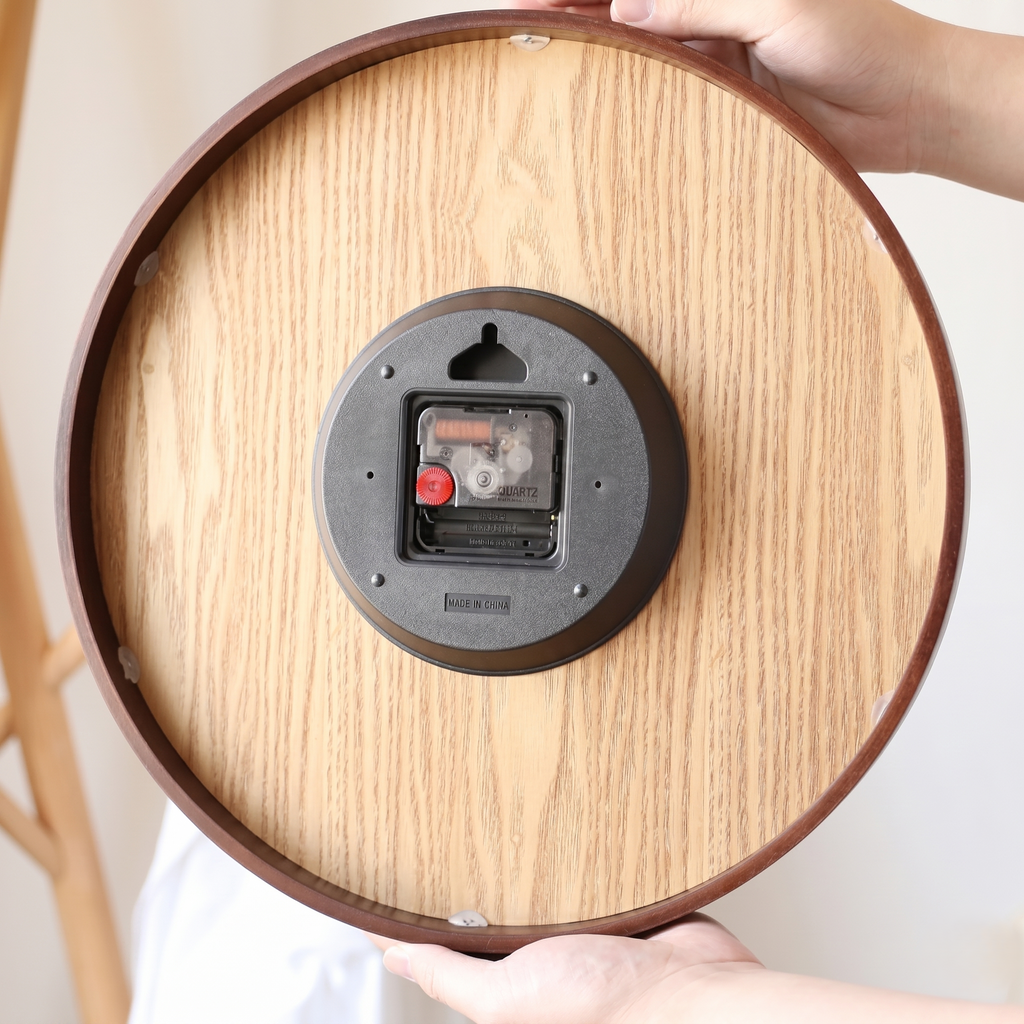 Horloge murale bois scandinave