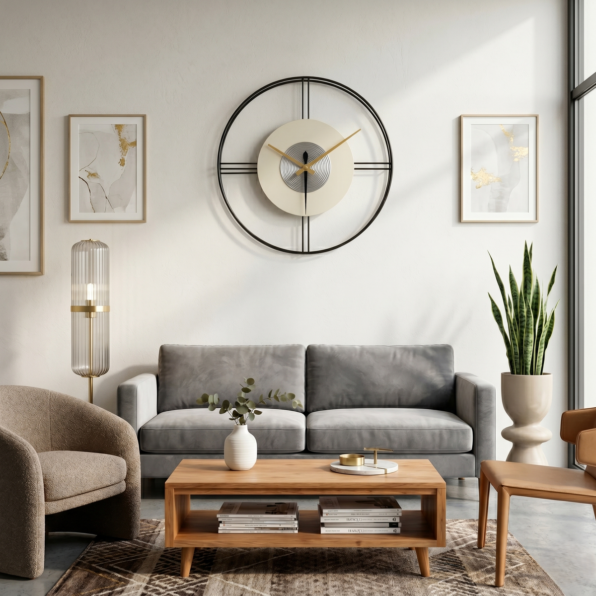 Horloge murale contemporaine design
