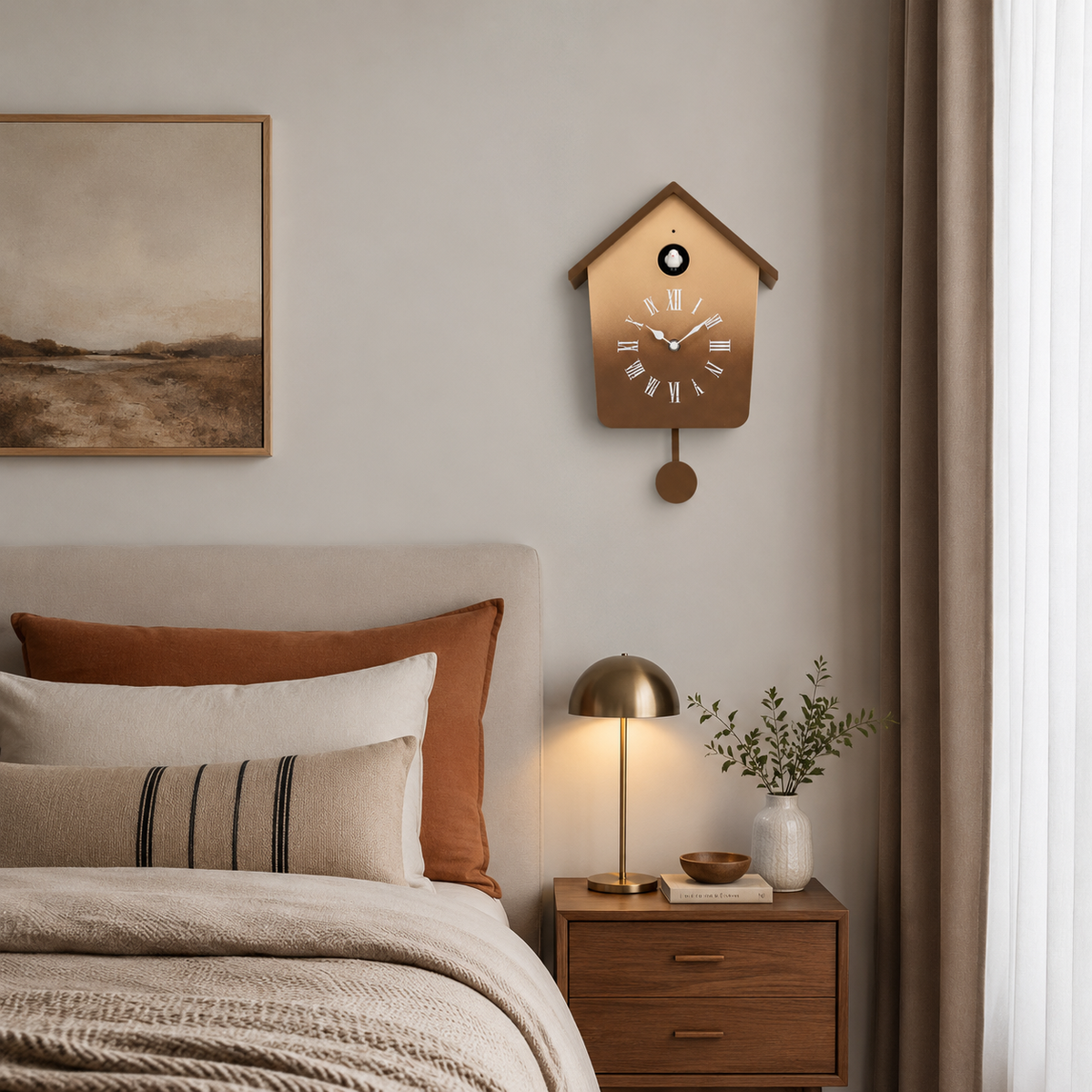 Horloge murale coucou design