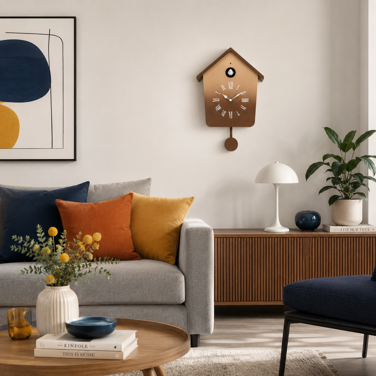 Horloge murale coucou design