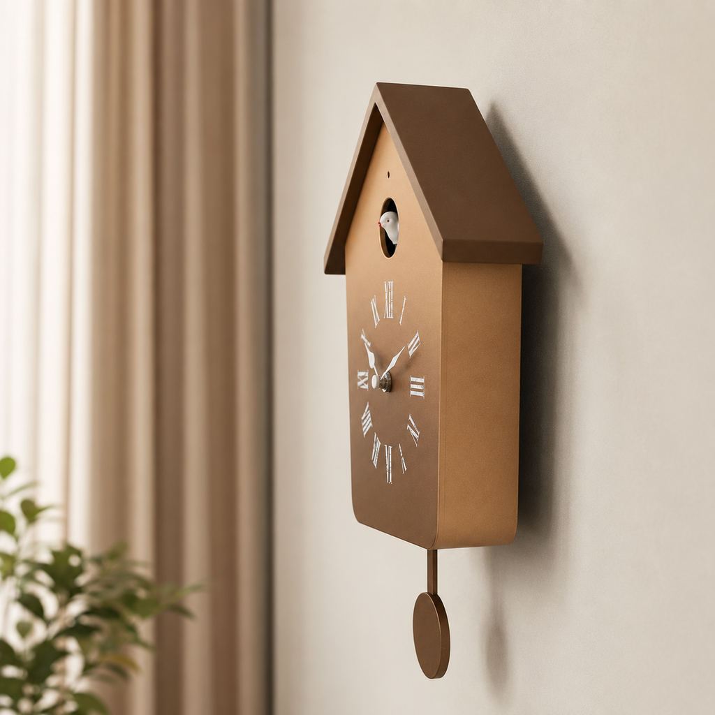 Horloge murale coucou design