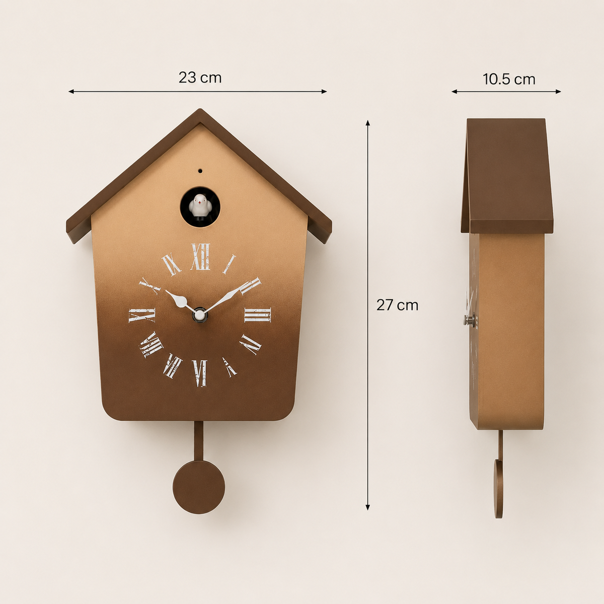 Horloge murale coucou design