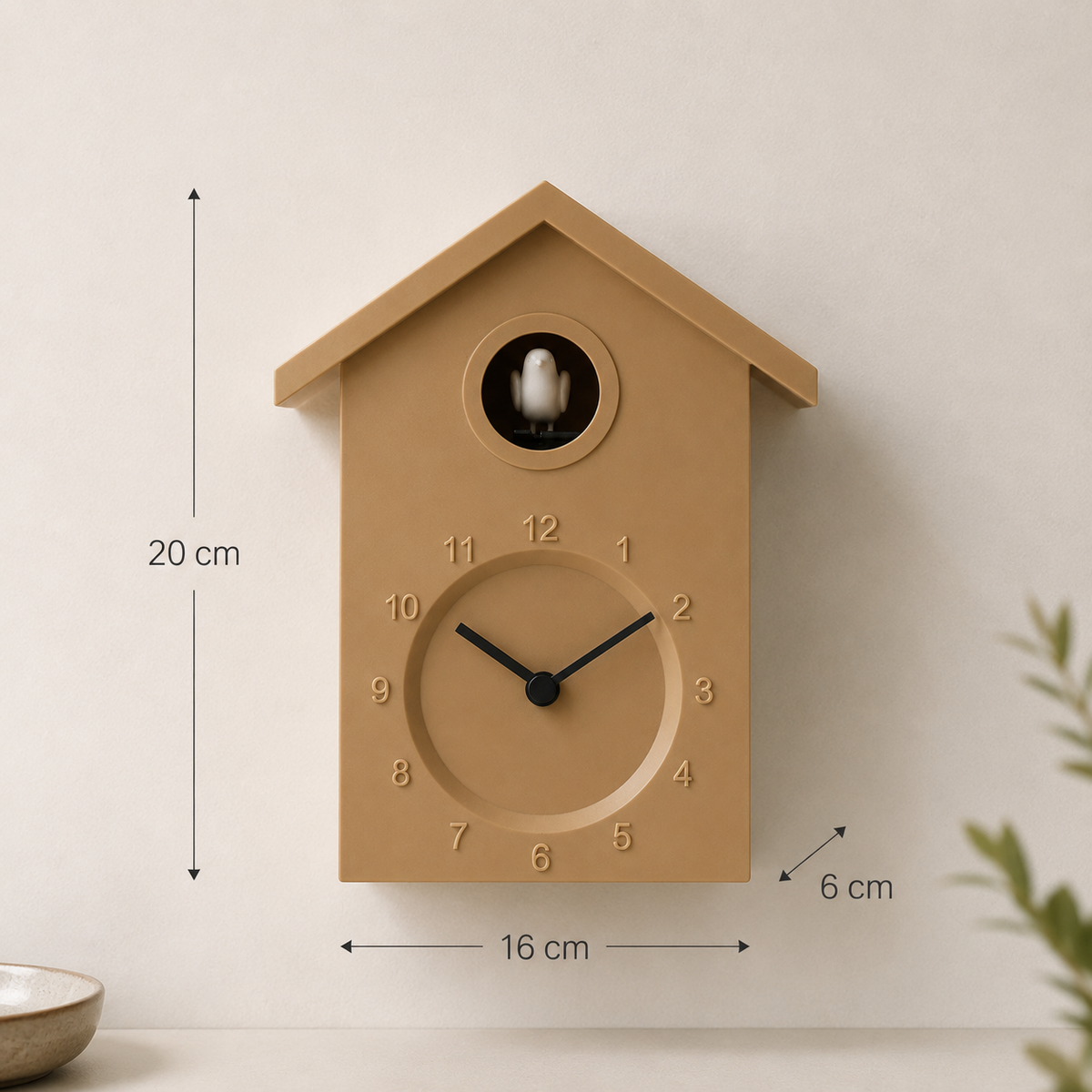 Horloge murale coucou moderne