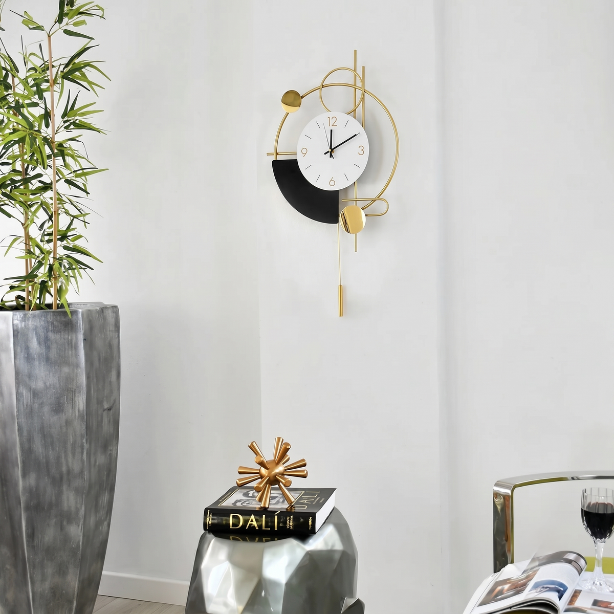 Horloge murale cuisine design