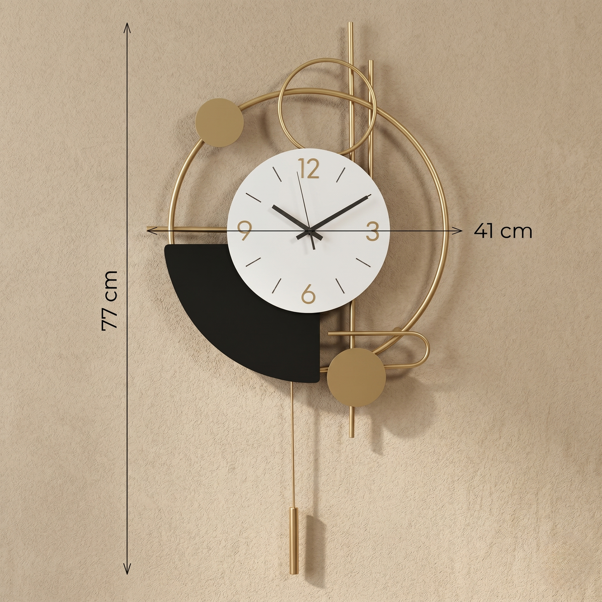 Horloge murale cuisine design