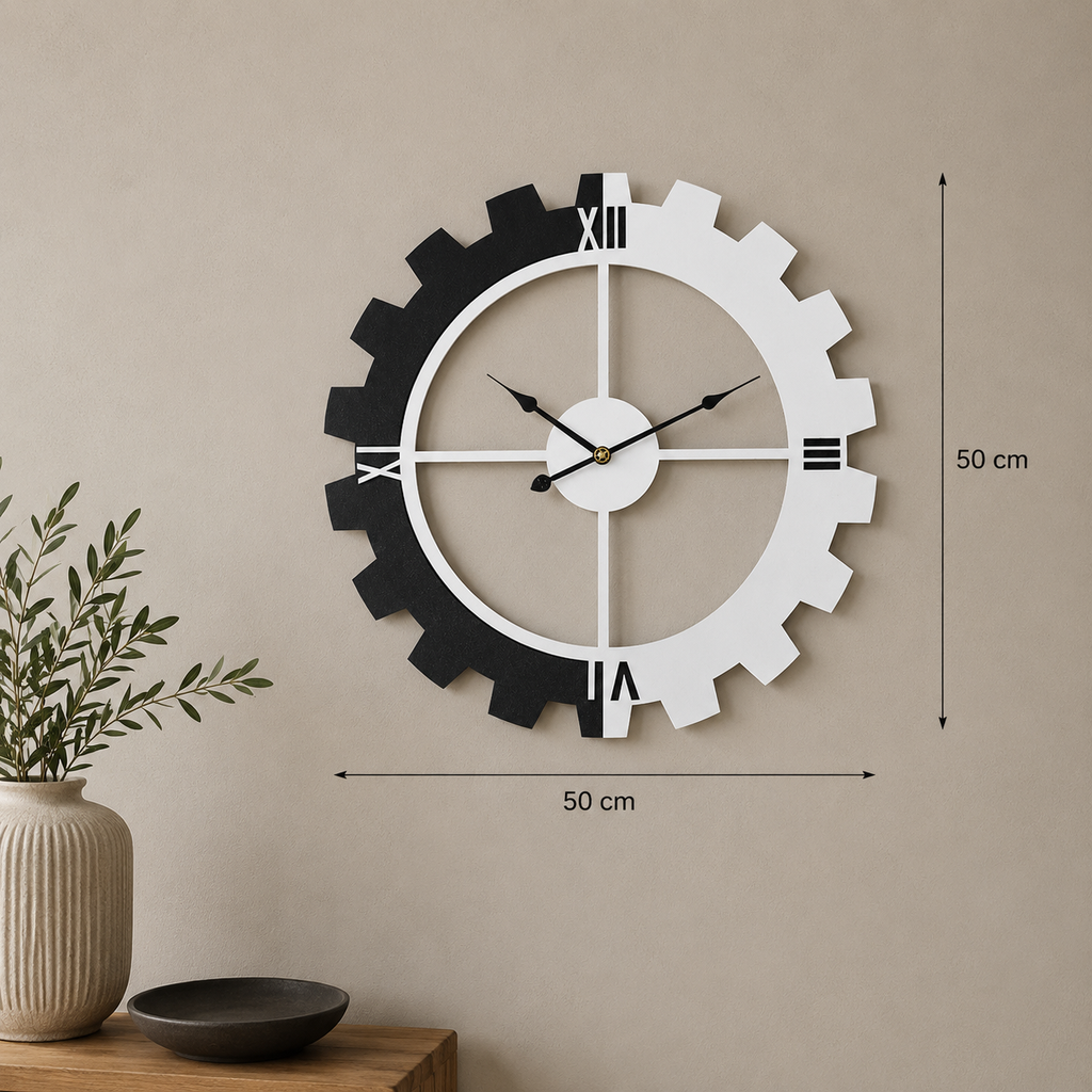 Horloge murale design 50 cm