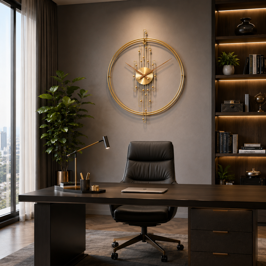 Horloge murale design 80 cm