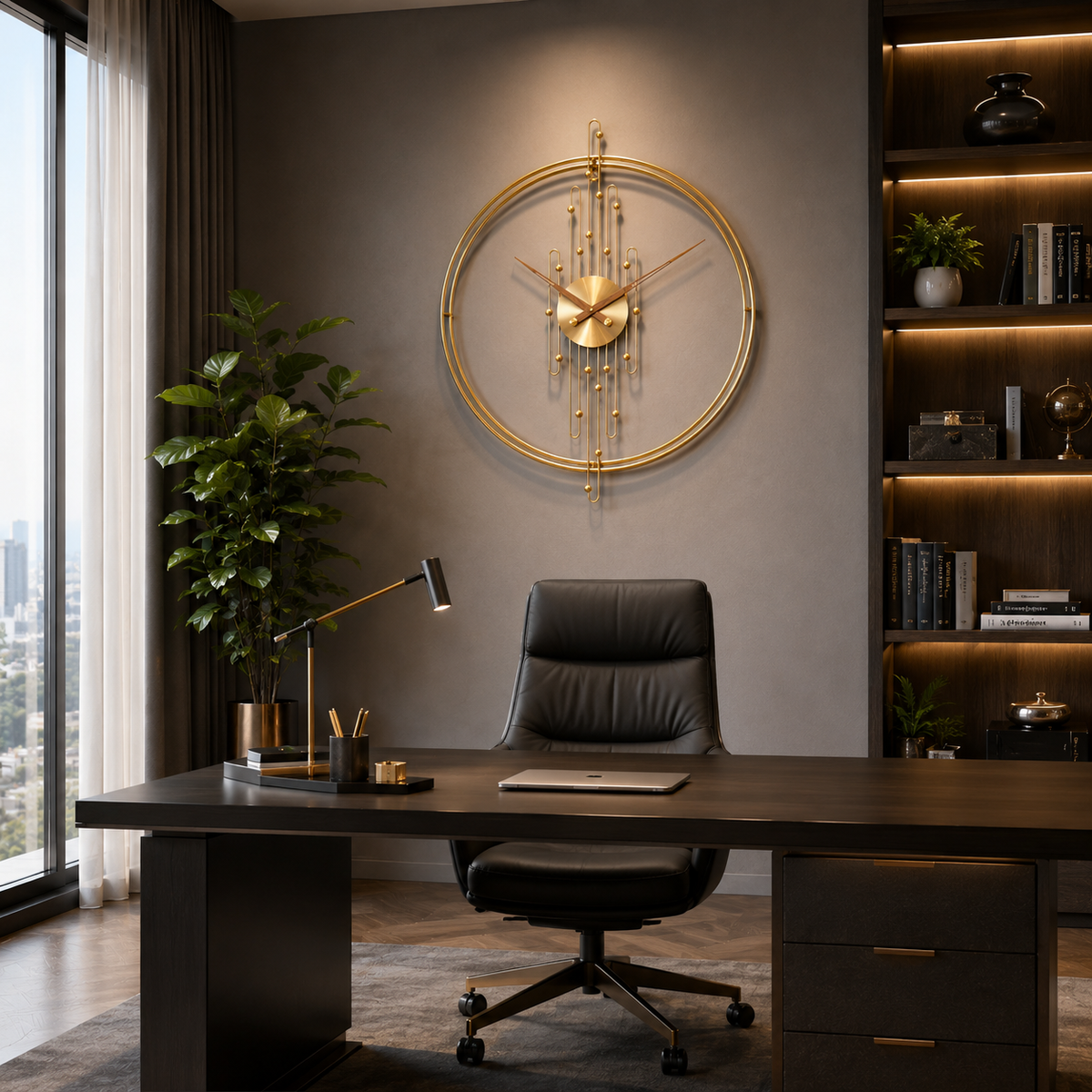 Horloge murale design 80 cm