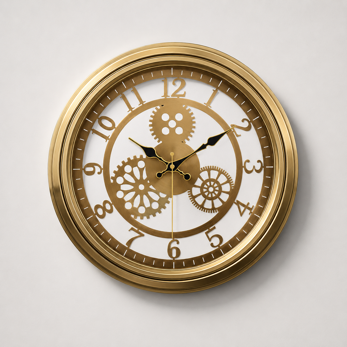 Horloge murale design engrenage