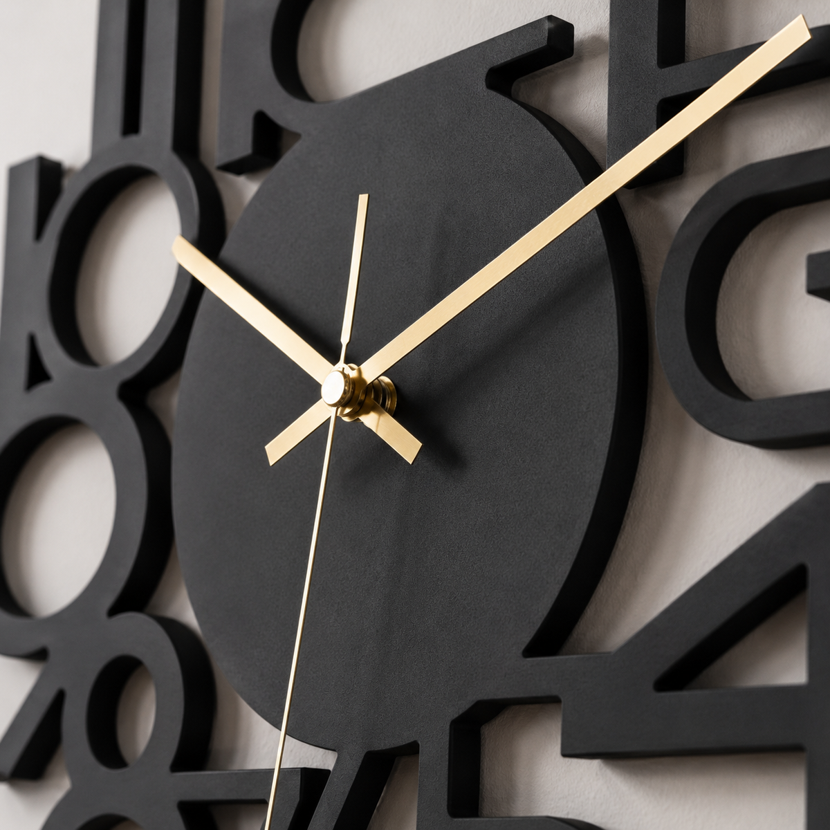 Horloge murale design nombres
