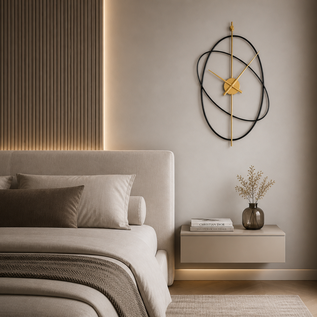 Grande horloge murale silencieuse