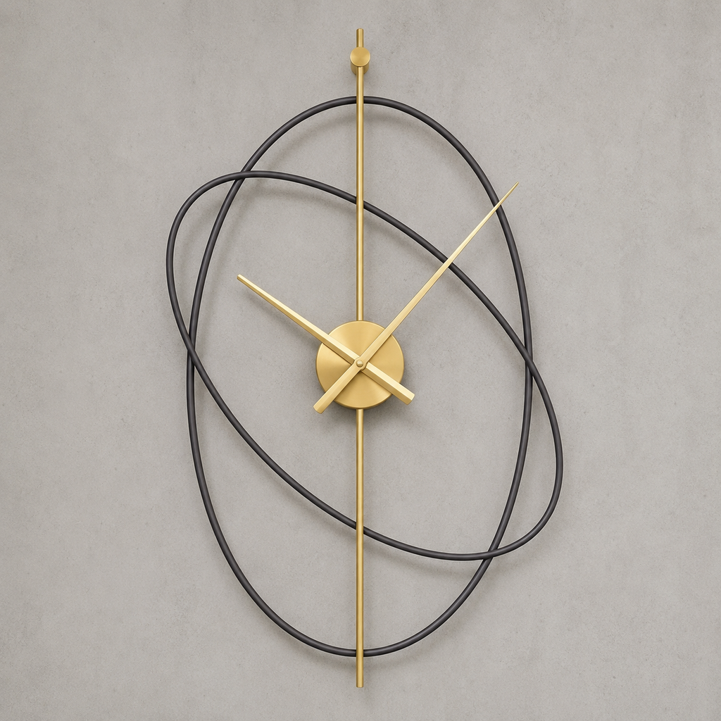 Grande horloge murale silencieuse