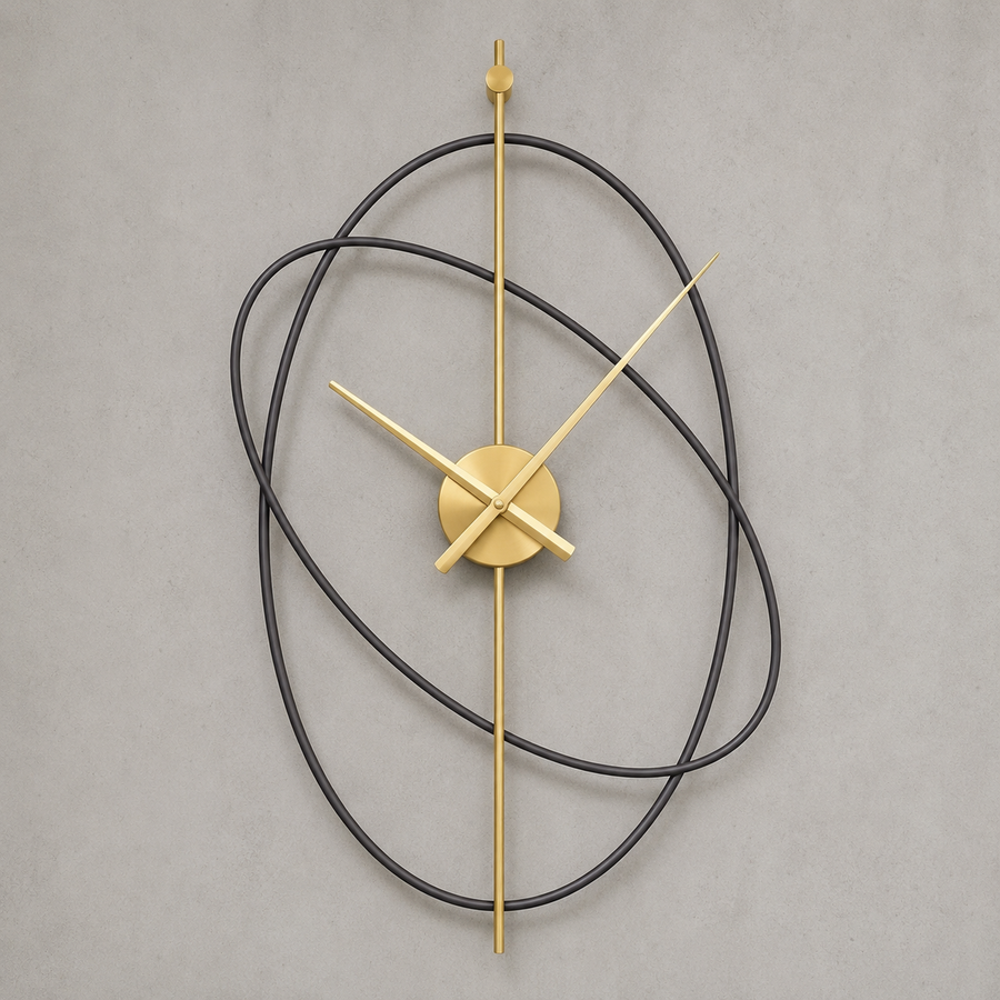 Grande horloge murale silencieuse