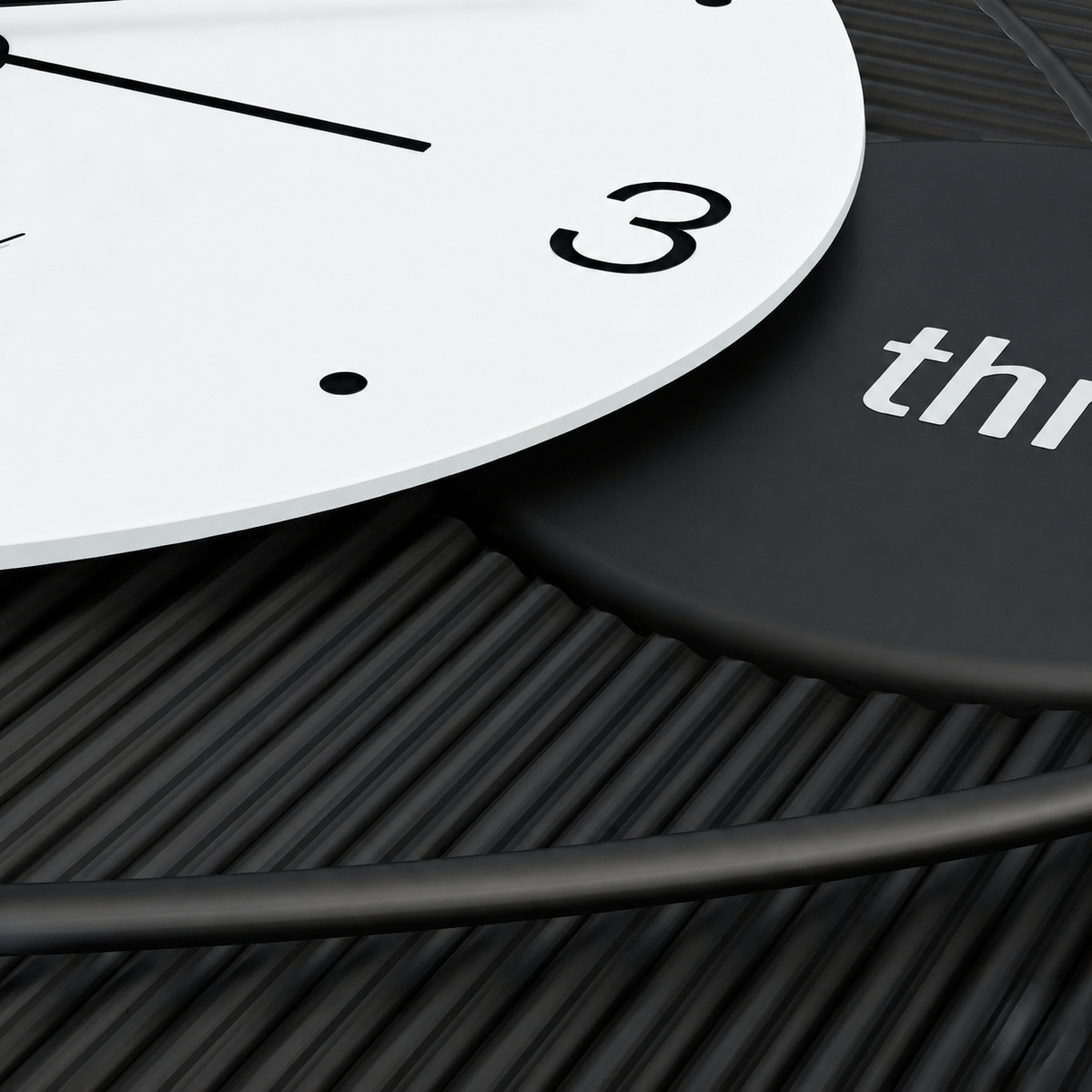 Horloge murale minimaliste moderne