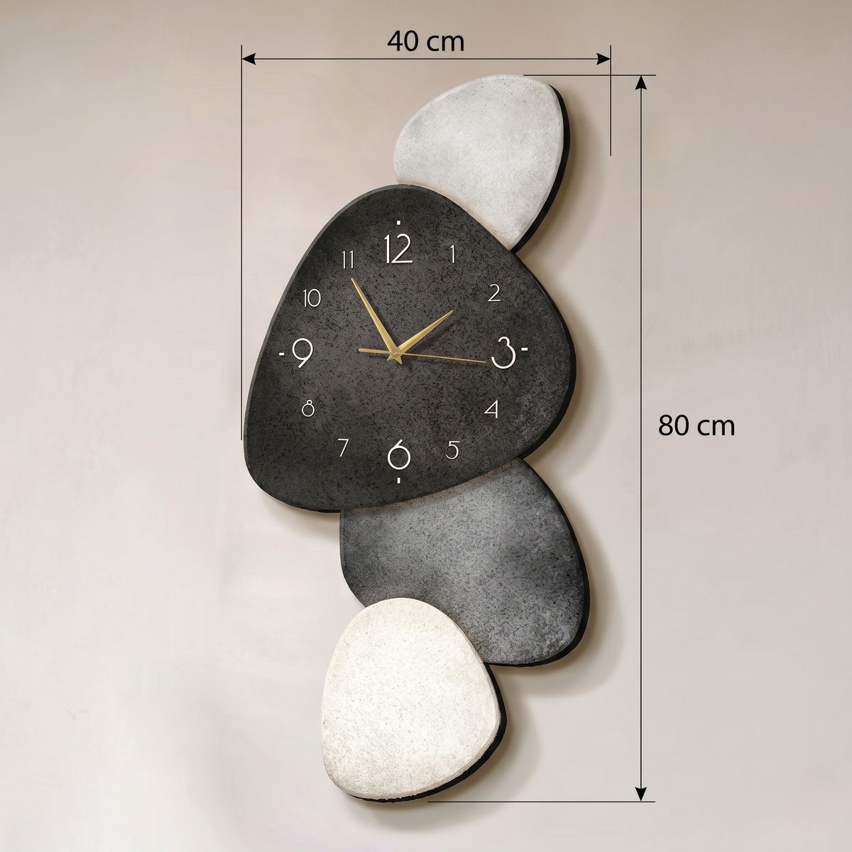 Horloge murale silencieuse moderne