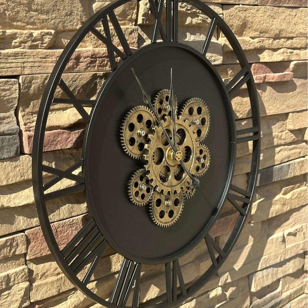 Horloge murale steampunk