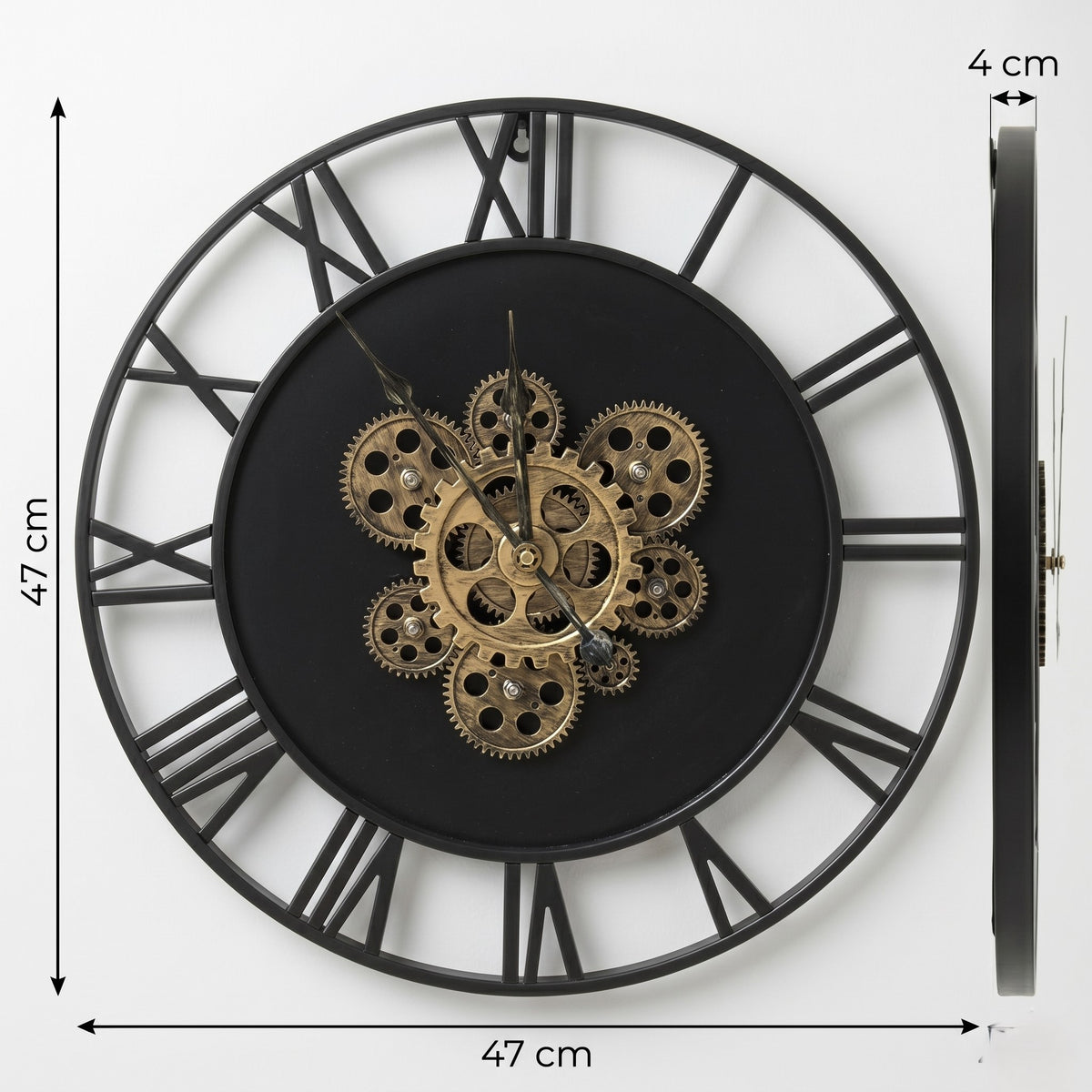 Horloge murale steampunk