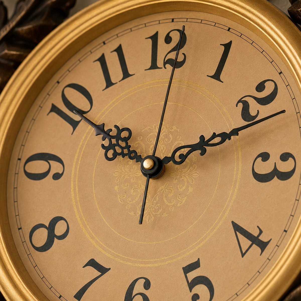 Horloge murale vintage en métal