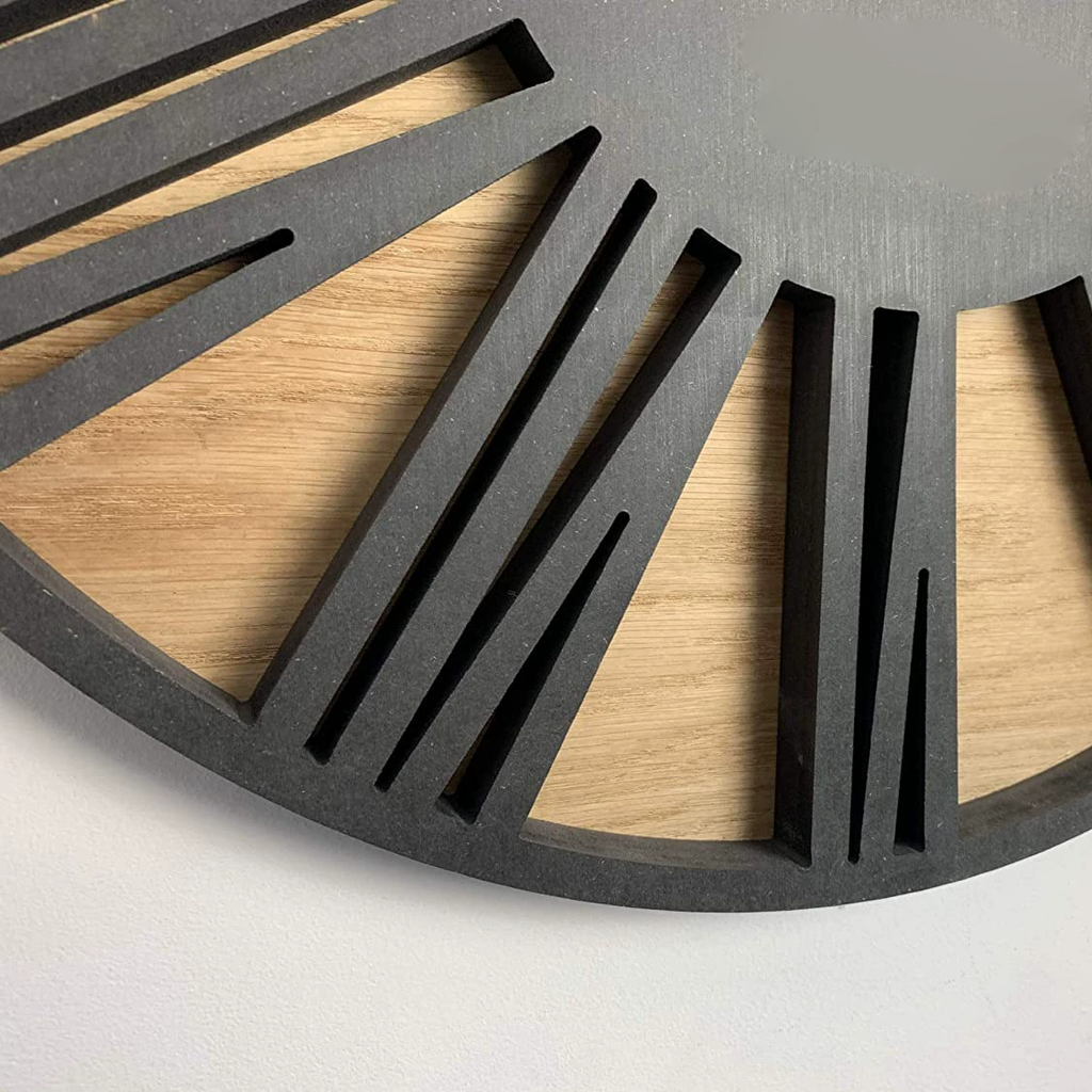Horloge noir chiffre romain