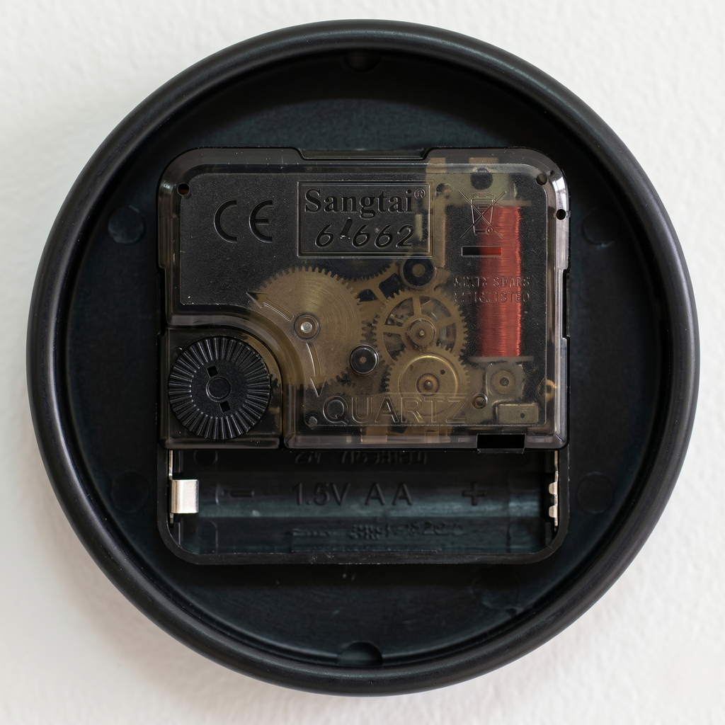 Horloge noir chiffre romain