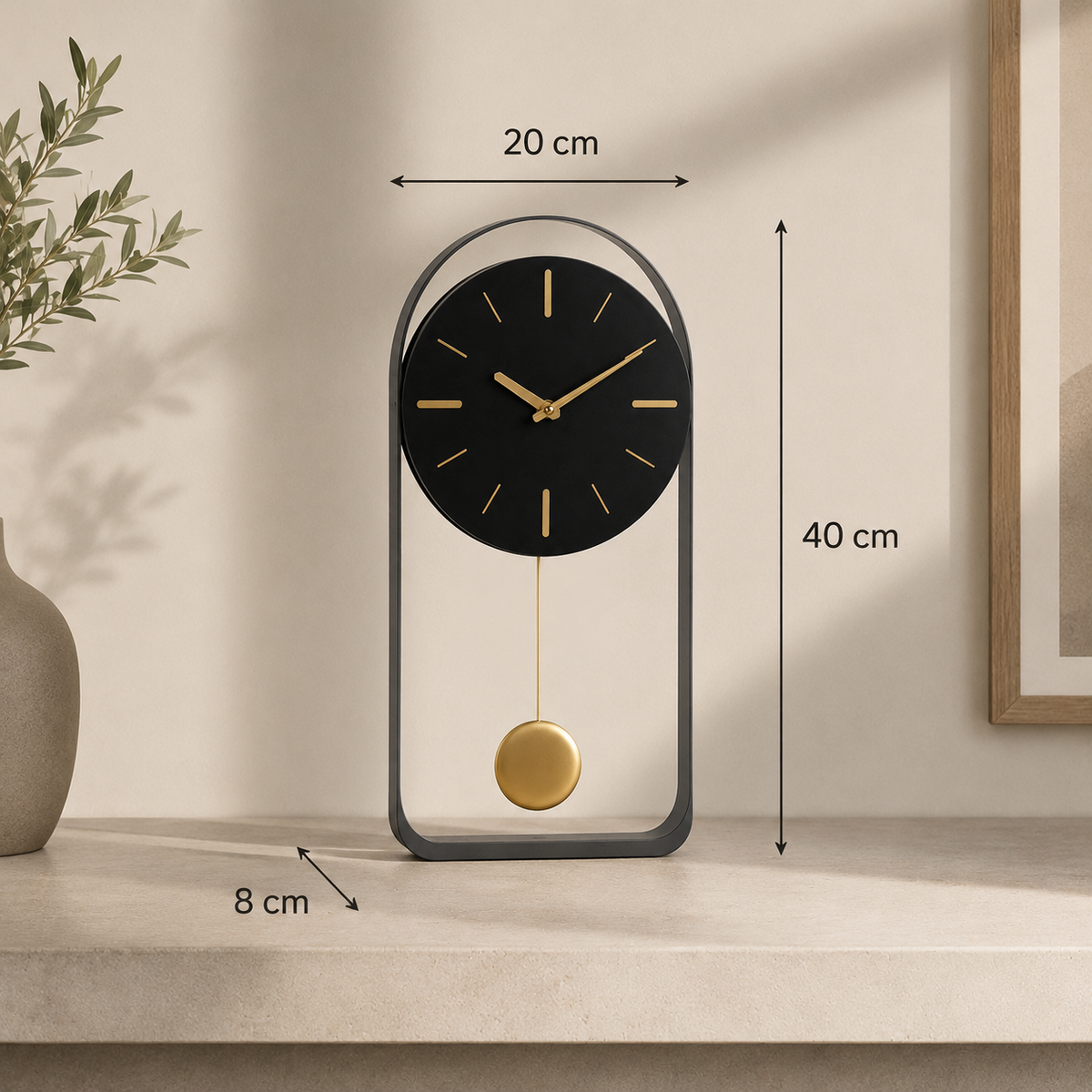Horloge pendule de table