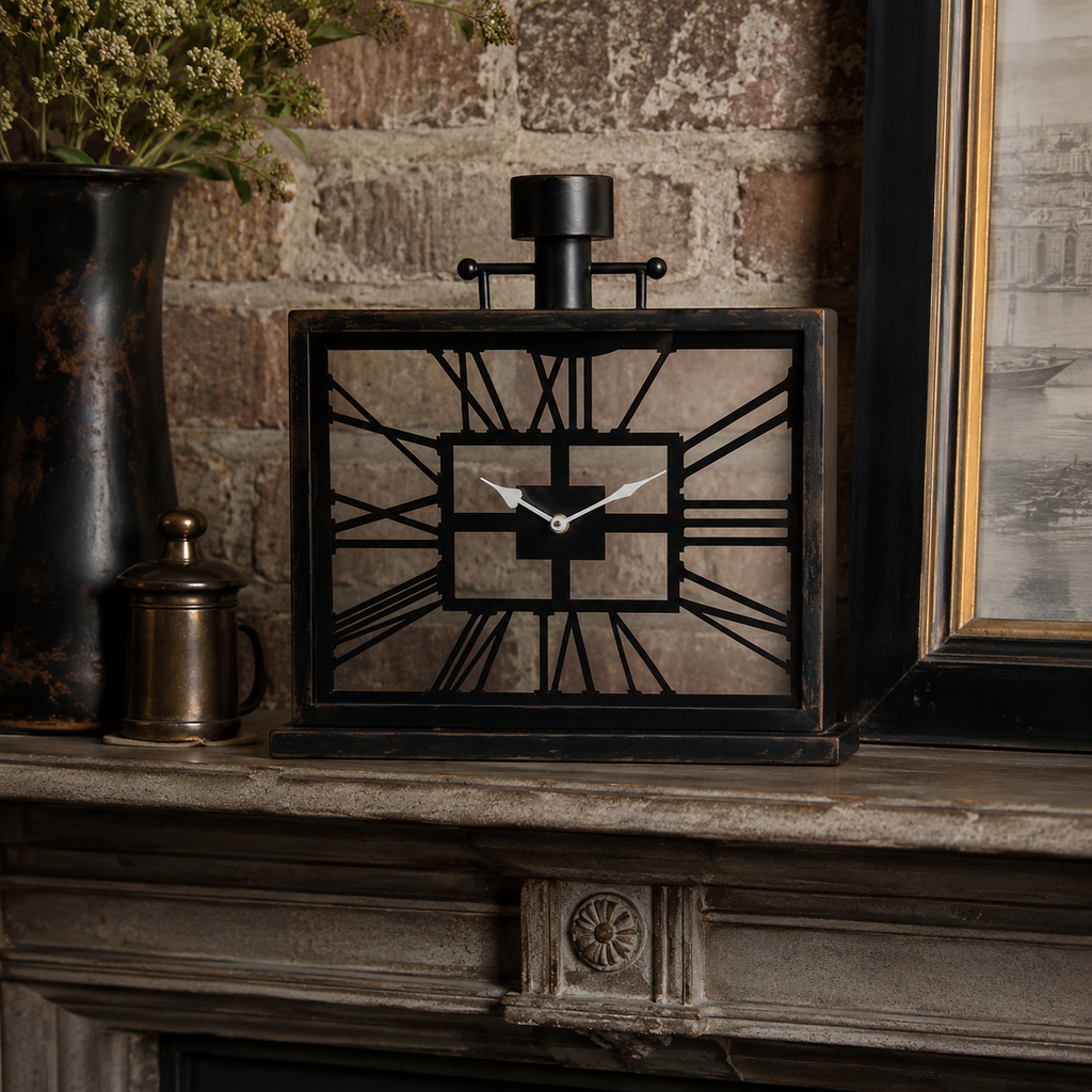 Horloge carrée industrielle