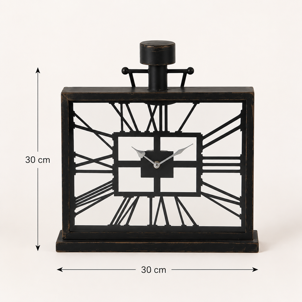Horloge carrée industrielle