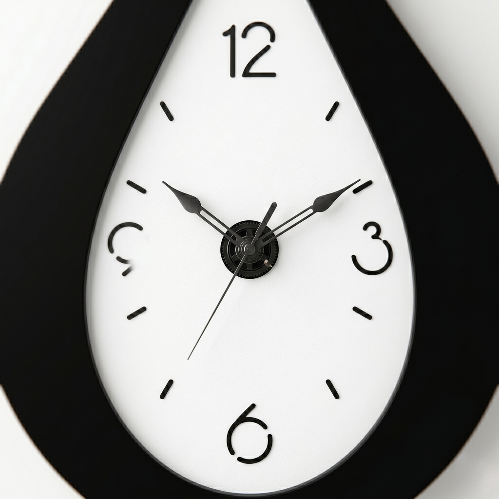 Horloge salle de bain originale