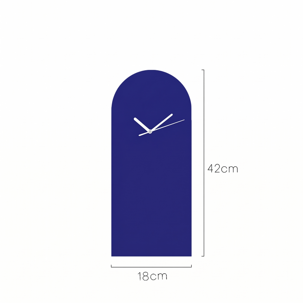 Horloge scandinave bleu