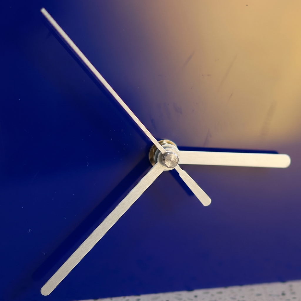 Horloge scandinave bleu
