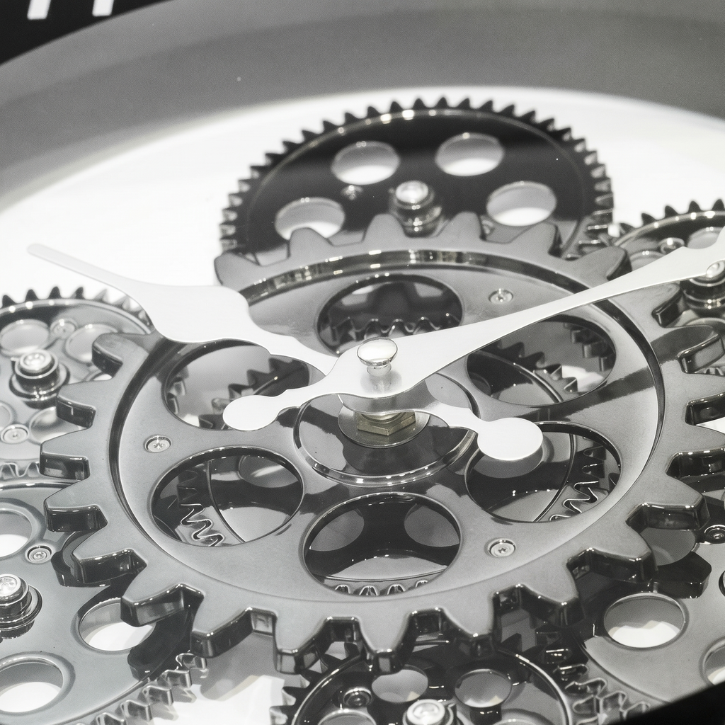 Horloge steampunk chiffres arabes