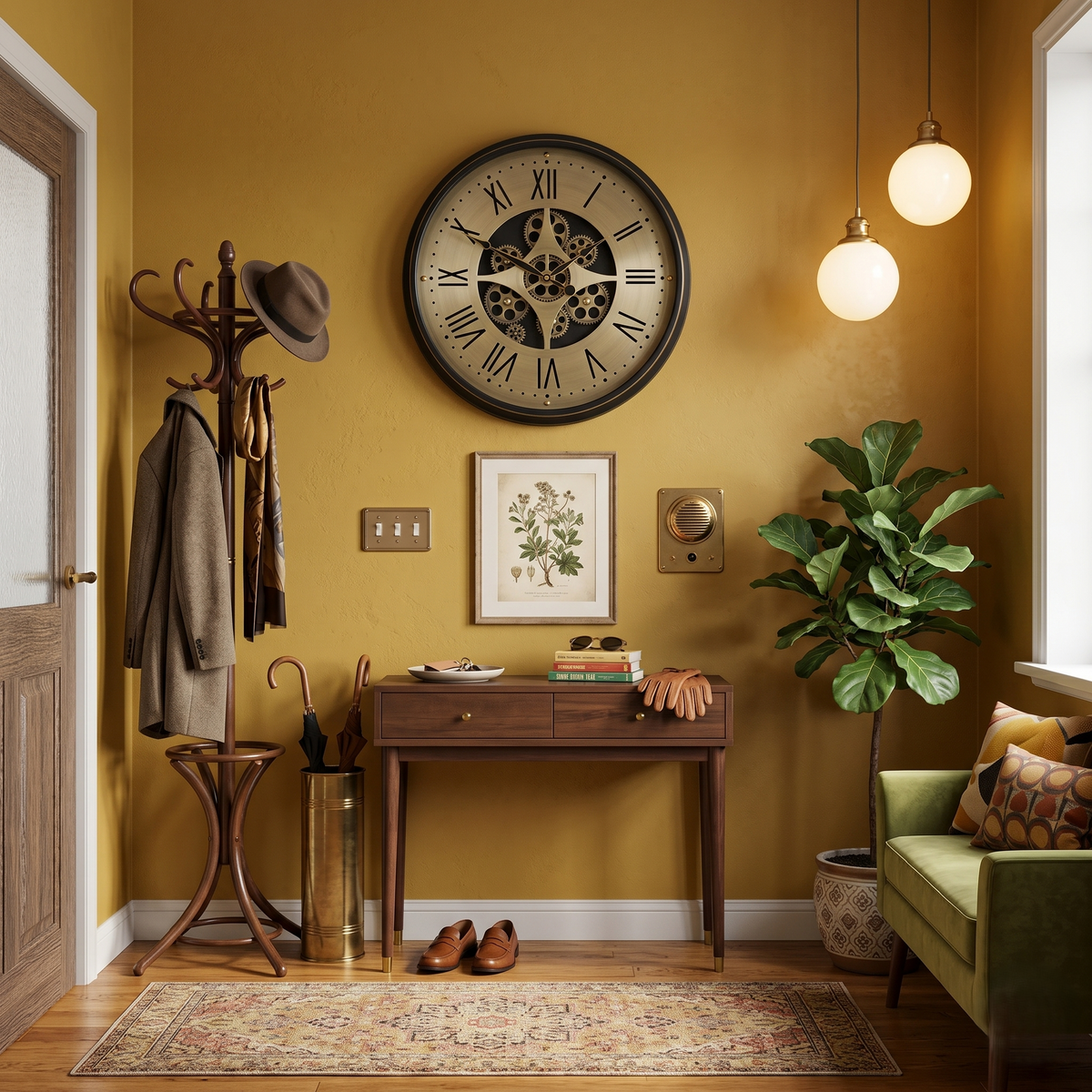 Horloge steampunk engrenage dynamique