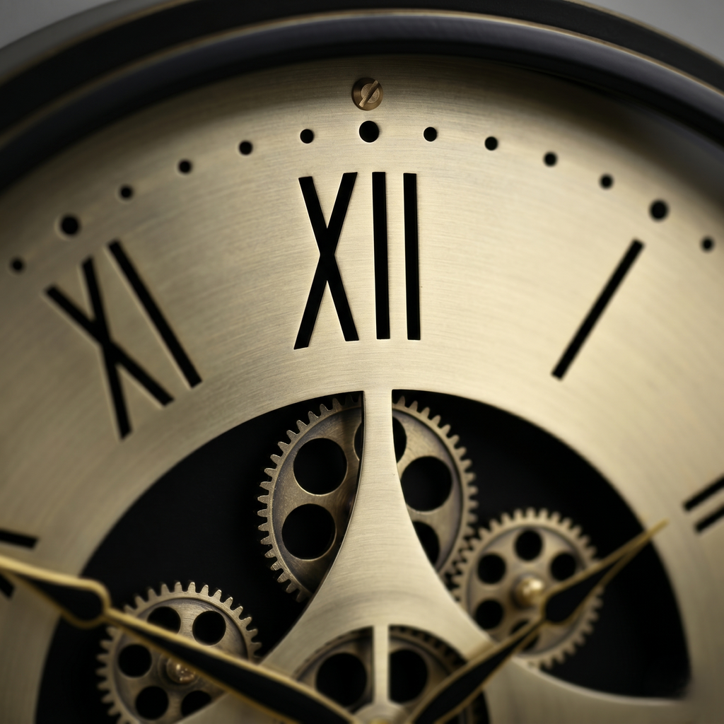 Horloge steampunk engrenage dynamique