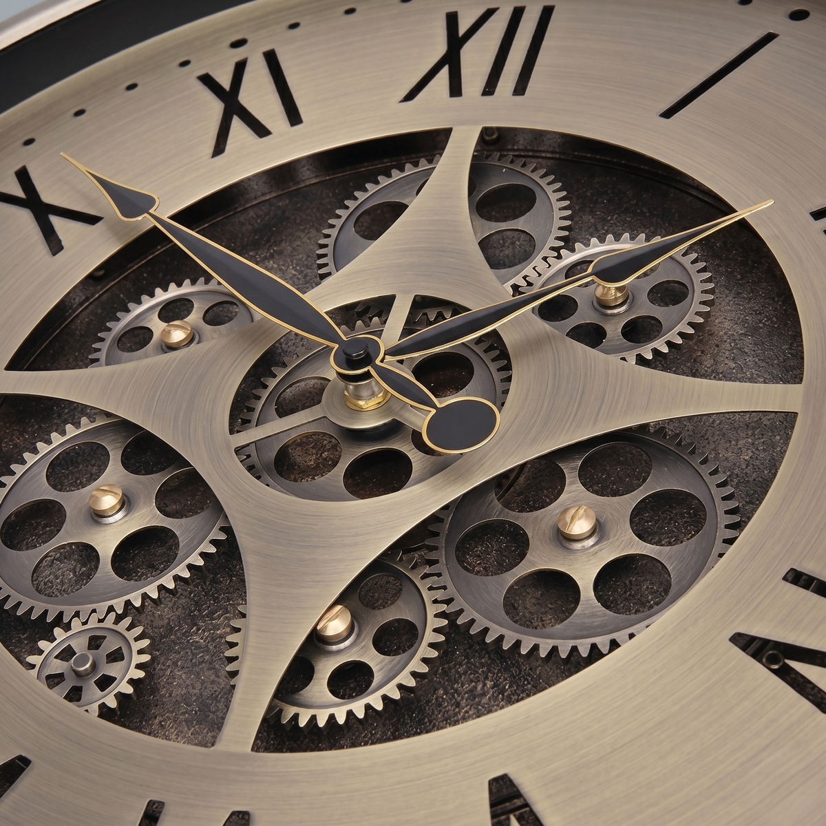 Horloge steampunk engrenage dynamique