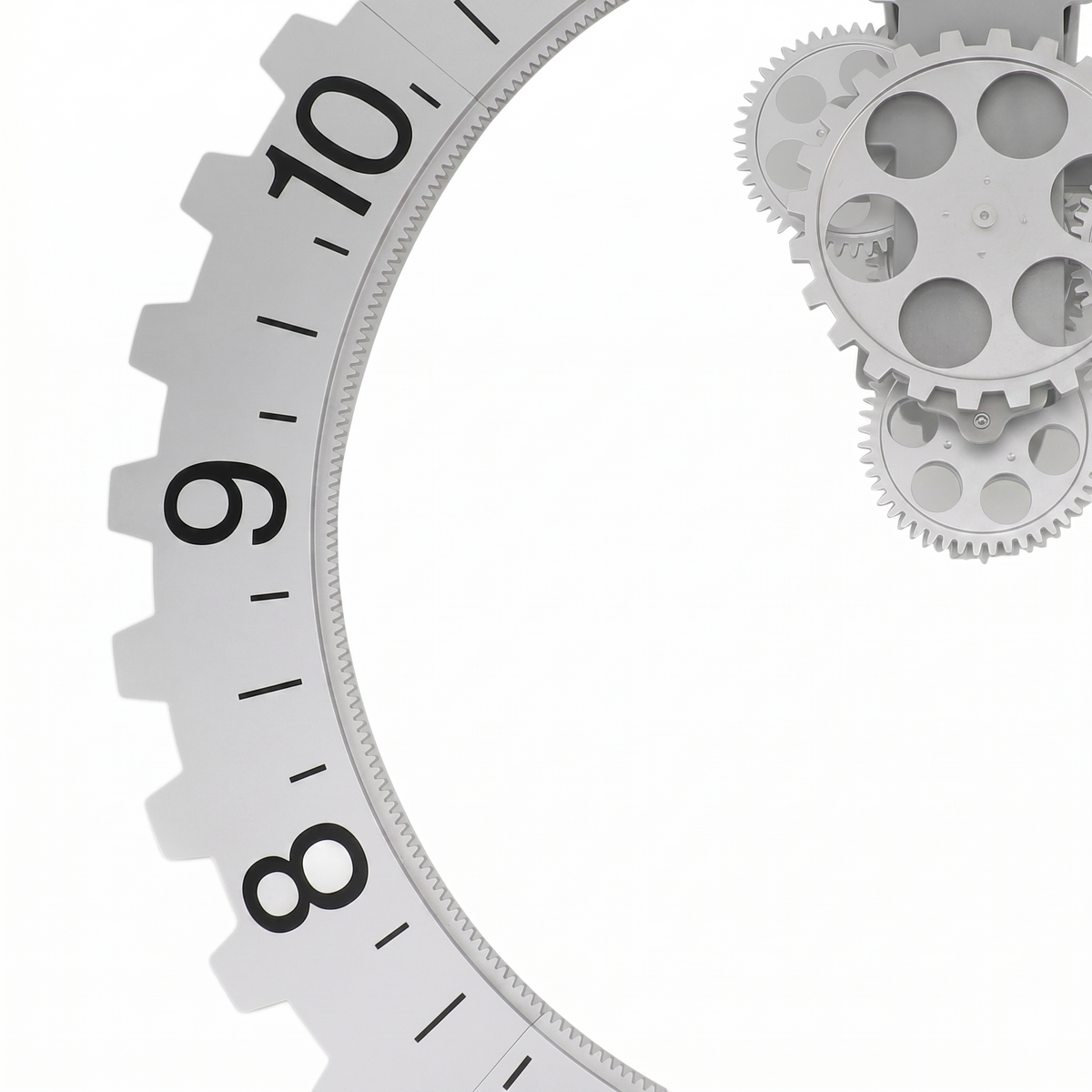 Horloge steampunk industrielle
