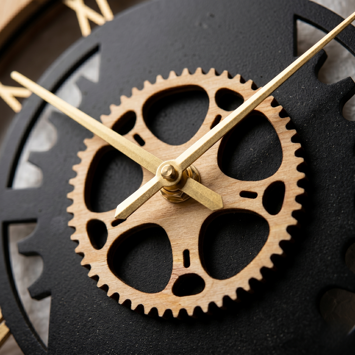 Horloge style industriel 60 cm