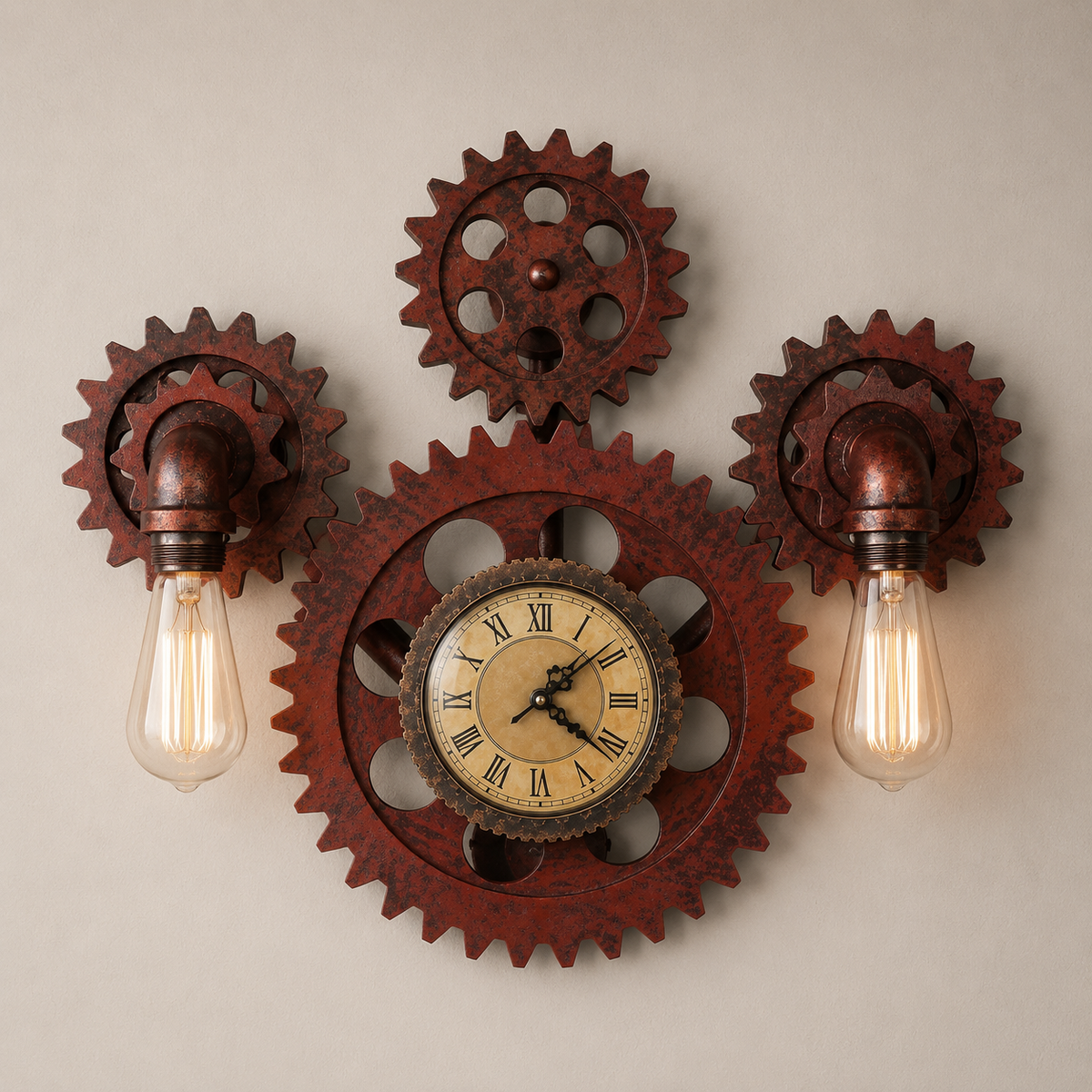 Horloge vintage industriel