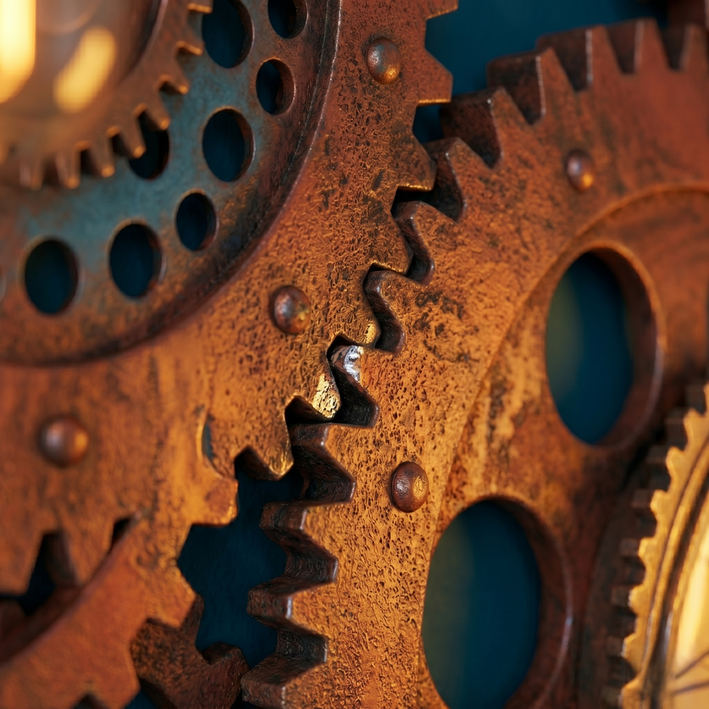 Horloge vintage industriel
