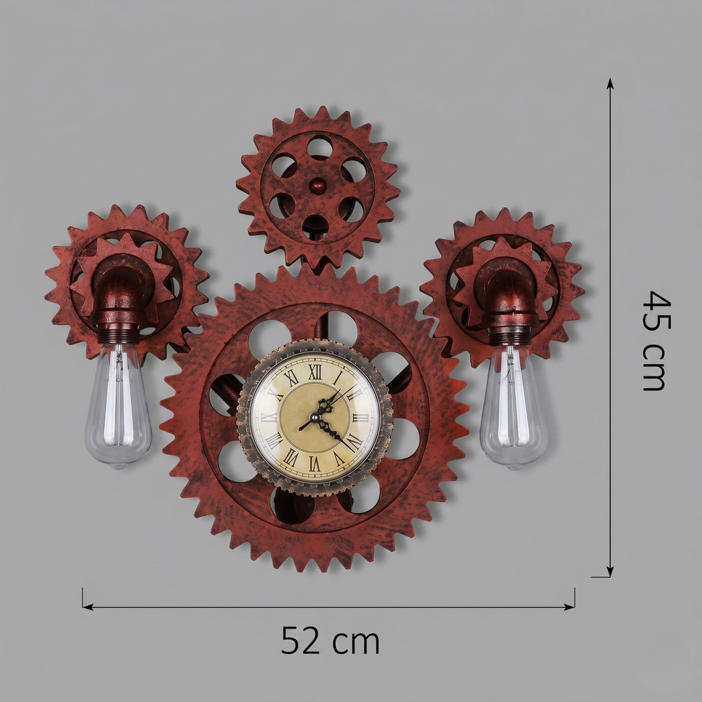 Horloge vintage industriel