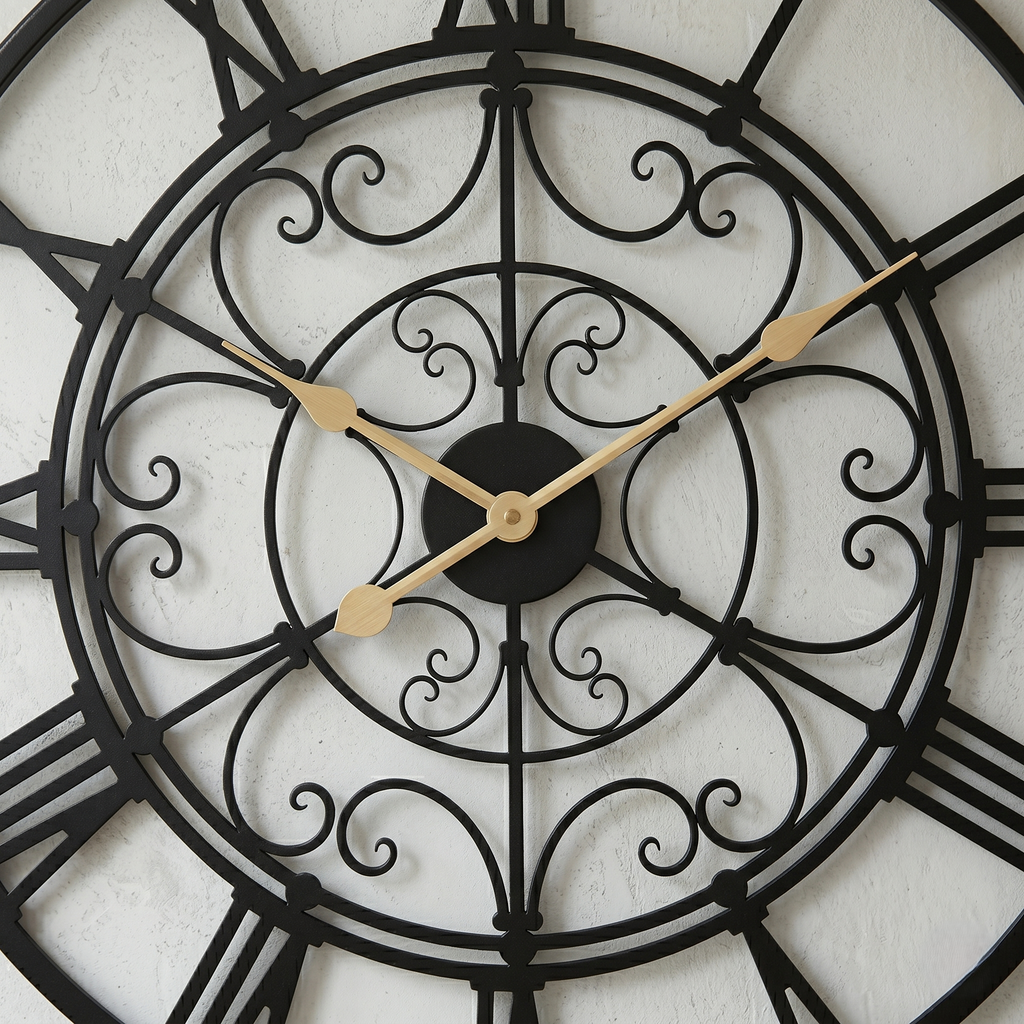 Horloge vintage métal