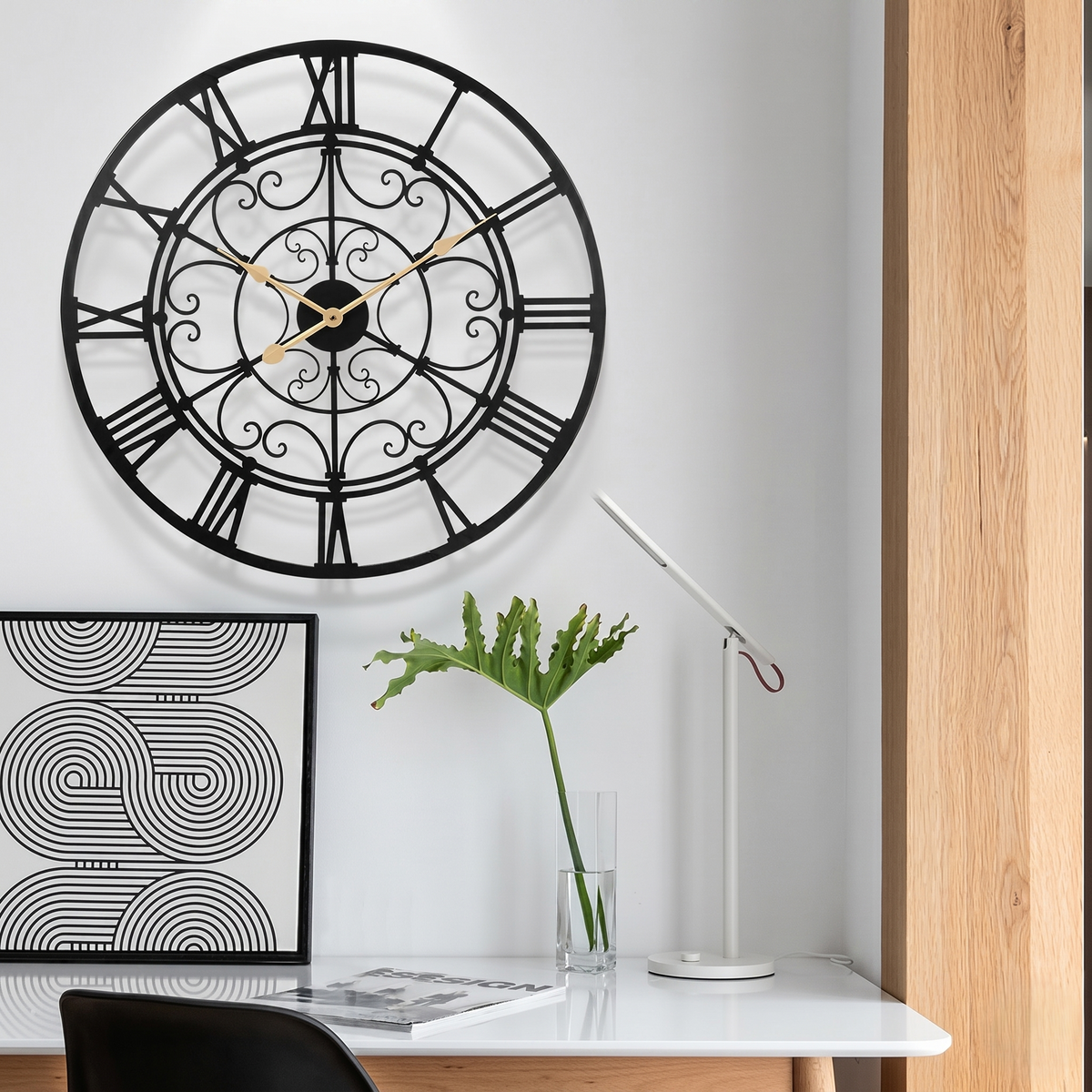 Horloge vintage métal