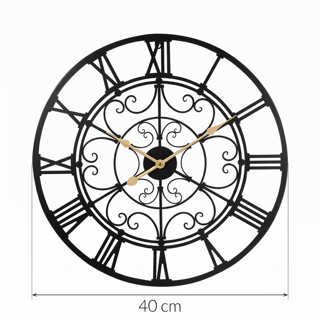 Horloge vintage métal