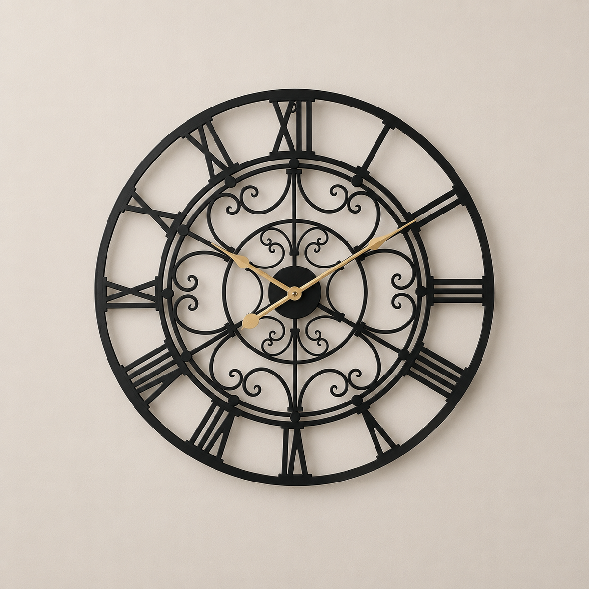 Horloge vintage métal